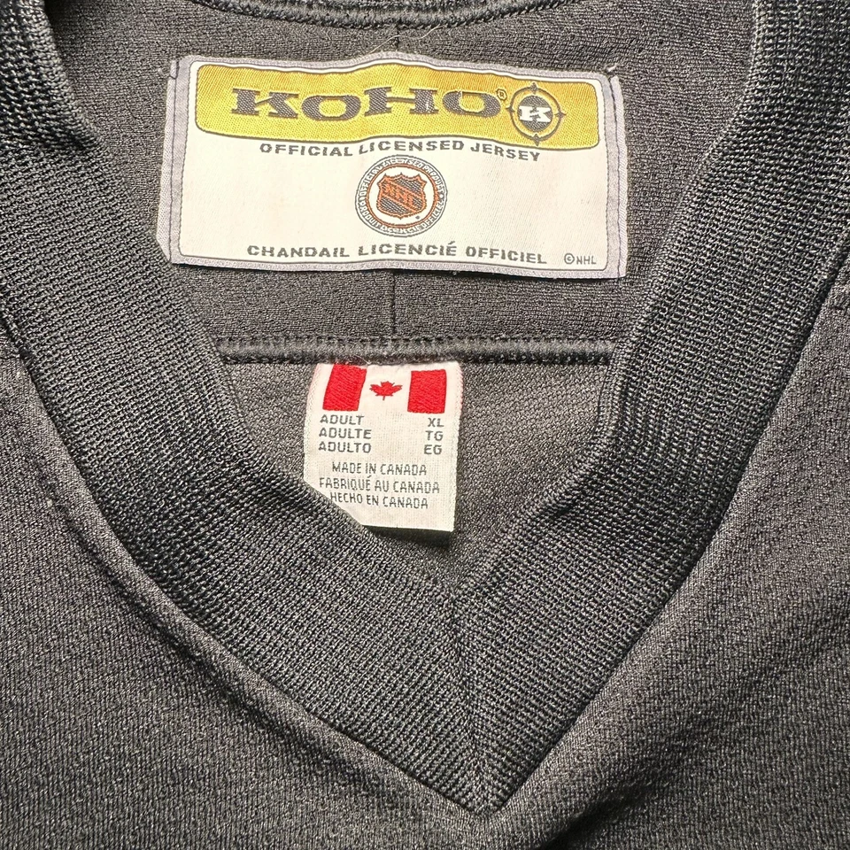 NHL HockeyPittsburgh Penguins Koho Jersey Adult XL Black/gold Made In Canada - Image 4 of 4