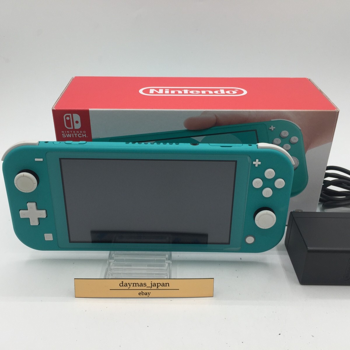 Near Mint】Nintendo Switch Lite Turquoise Console + Charger + Box