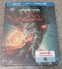 Justice League Dark: Apokolips War Steelbook (Blu-ray, DVD, Digital, 2-Disc Set)