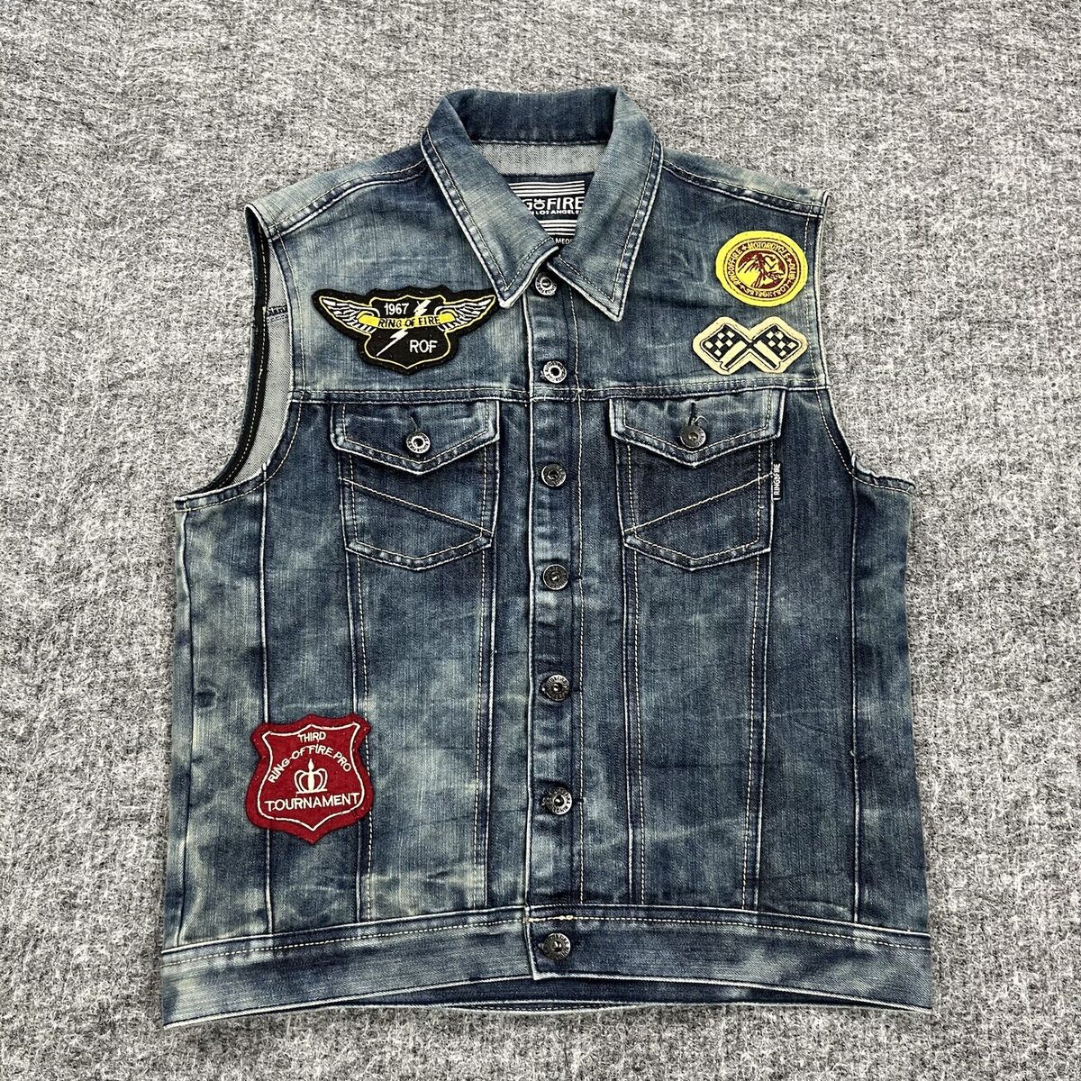 Denim Shirt with Pocket and Ring Denim Shirt with Pocket and Ring