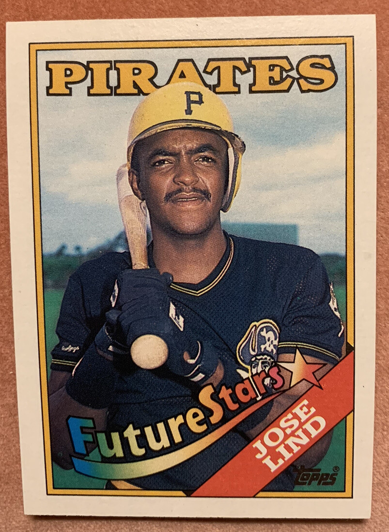 ロビンフット 1988 Topps #767 Jose Lind Rookie Future Stars Pittsburgh