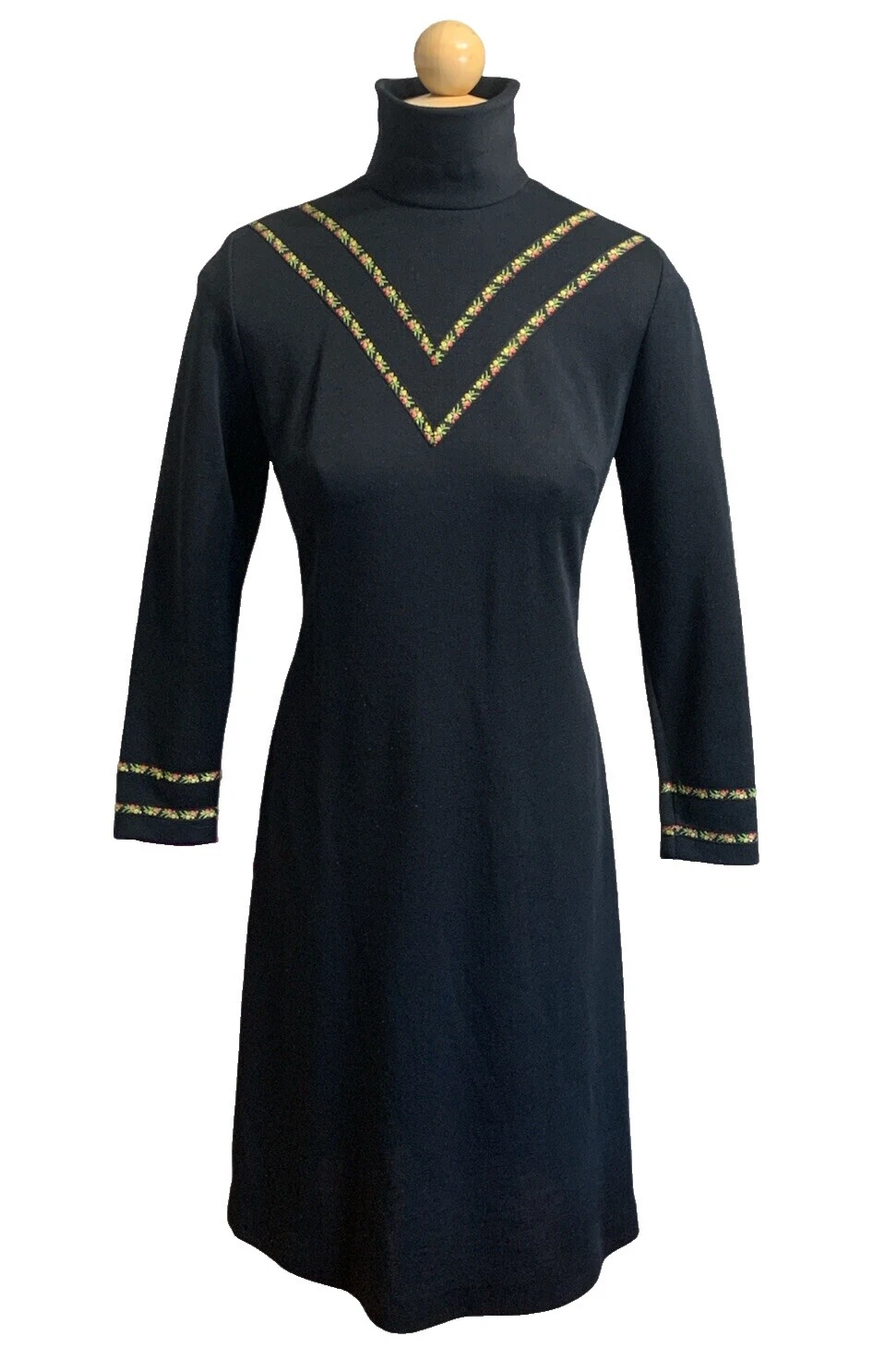 Mod/GoGo Polyester 1960s Vintage Dresses for Women