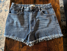 Pacsun Los Angeles High Rise Denim Festival Shorts Womens Size 30