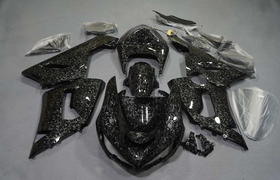 Panelli Laterali Moto Carenatura Laterale Per Kawasaki Ninja ZX6R ZX636 2005-2006 - Copertura Condotto Aria Ricambio Moto ABS - 4