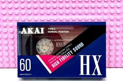 AKAI  HX   90  1991 JAPAN     TYPE I     BLANK CASSETTE TAPE (1) (SEALED)