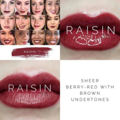 Lipsense Raisin Long Lasting Liquid Lip Color SeneGence Irvine Formula Rare