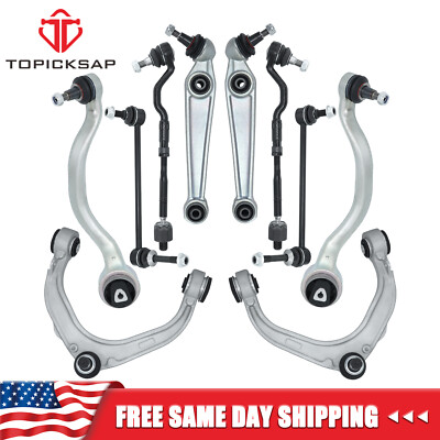 10pc Front Forward Rearward Control Arm Link Tie Rod Kit For 2007-2014 BMW X5 X6