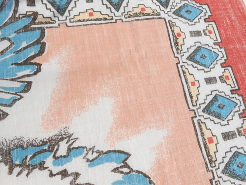 Vintage Indianer Kopfschmuck Bandana Southwestern Adler Schal Handarbeit in USA - Bild 11 von 12