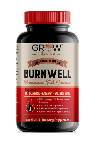 BurnWell Ultra Diet Pills Fat Burner, Weight Loss Formula PhenQ like 60 Capsules