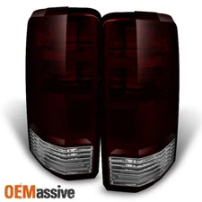 Fit 07-11 Dodge Nitro Dark Clear Tail Lights Driver + Passenger Side Replacement