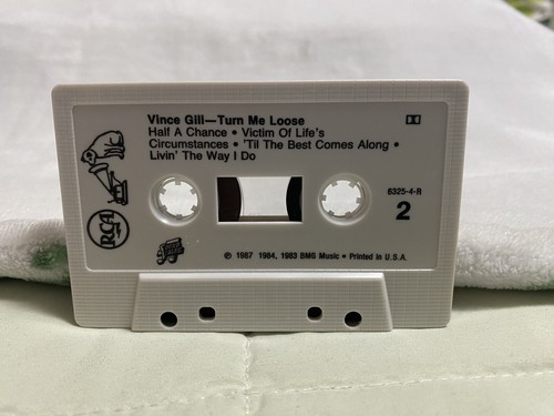 Vince Gill "Turn Me Loose" Cassette - Picture 5 of 5