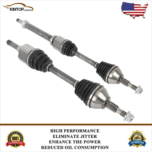 Pair Front Left & Right Side For Ford Fusion 2013 L4 1.6L 2.0L CV Axle Shaft