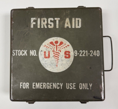 US Army First Aid Kit Box 米軍 ミリタリー ステンシル US Army First Aid Kit Box 米軍 ミリタリー ステンシル US Army