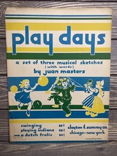 Vintage Sheet Music A Dutch Frolic 1939 Juan Masters  