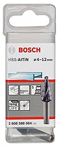 Fresa a Gradini Professionale HSS-ALTiN 6x4-12x50mm per Inox e Leghe