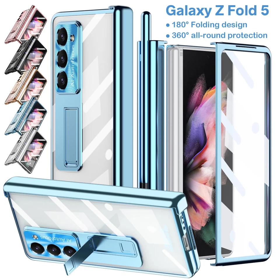 Funda protectora de pantalla con bisagra plegable 6 5 4/3 para Samsung Z + lápiz óptico Foto 3 de 4