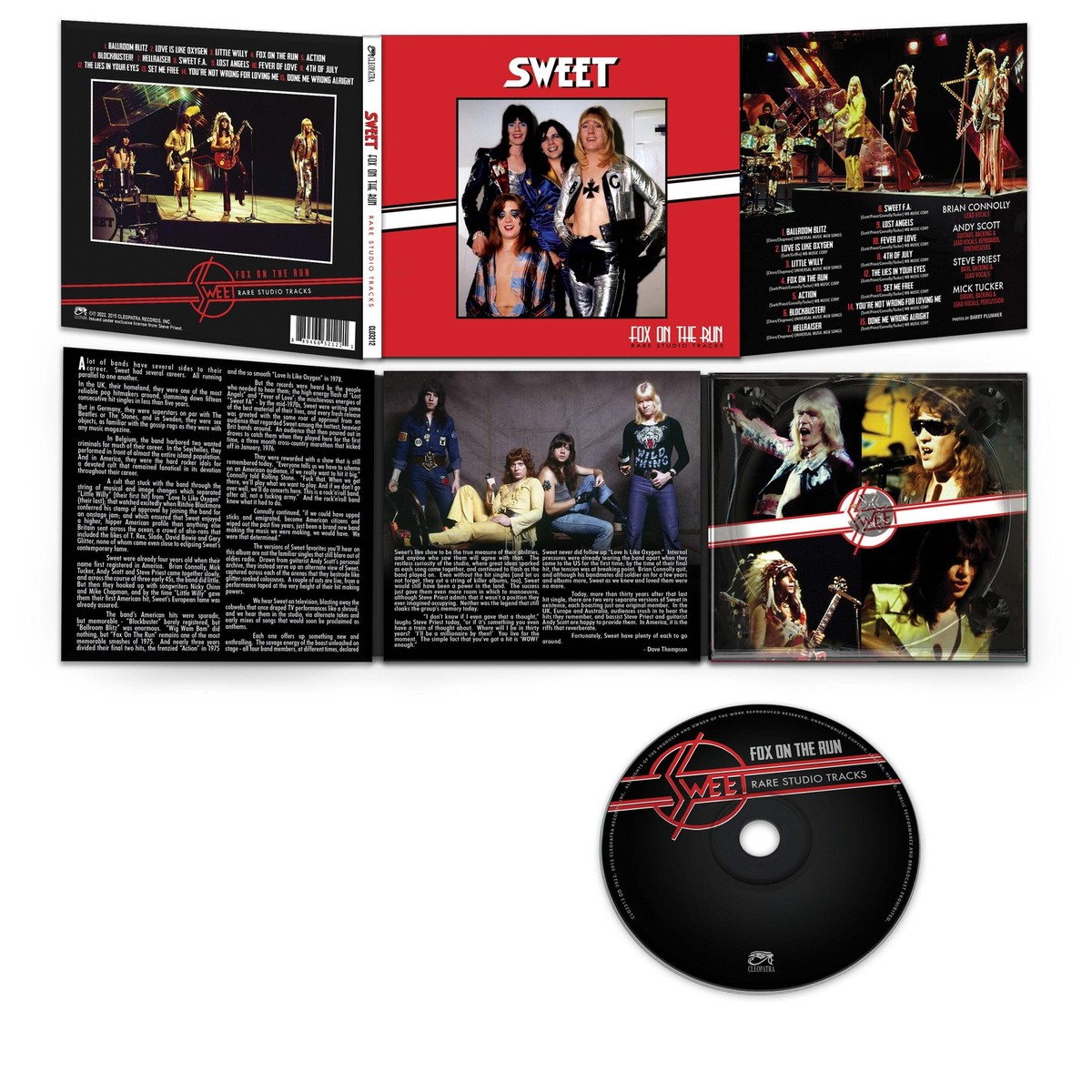 Sweet - Fox On The Run - Rare Studio Tracks (CD) 889466321221| eBay