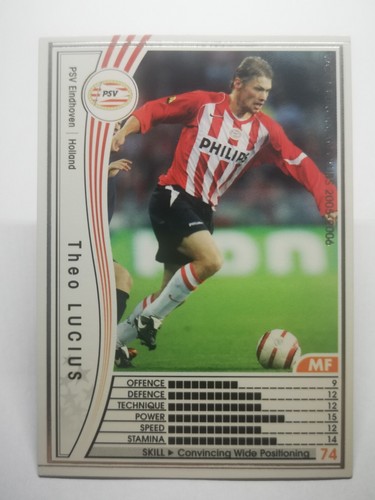 Carte WCCF European Club 2004/05 Panini - PSV Eindhoven, état Neuf, Collection Football