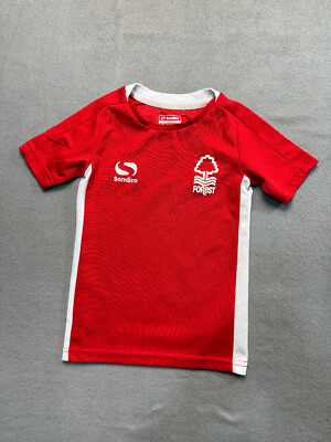Nottingham Forest Home jersey Sondico kids size 3-4 years red football shirt