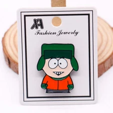 South Park Inspired Kyle Broflovski Pin Stan Cartman Kenny Butters Trey Parker M