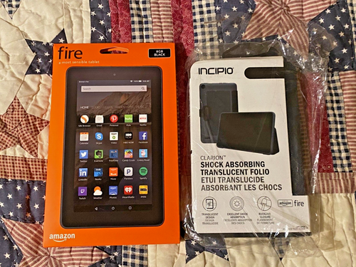 Amazon Fire 5th Generation 8GB Tablet Black 7in Display - BRAND NEW IN BOX