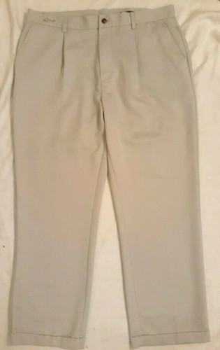 Greg Norman Men's size 36x30 Cream Ta 