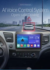 64GB For Honda Civic 2012/2013/2014/2015 Android 13 Car Stereo Radio GPS Player