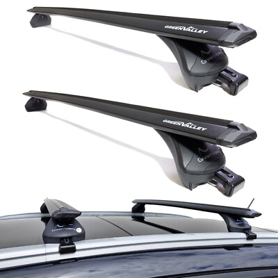 Aerodynamic Roof Rack Rail Wing Bars, Fits Vauxhall Astra Estate