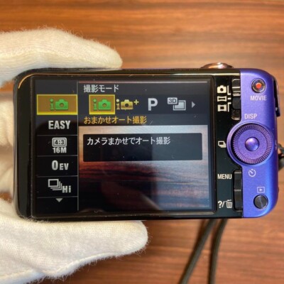 SONY Cyber-Shot DSC-WX7 Blue Digital Camera 3050 From Japan