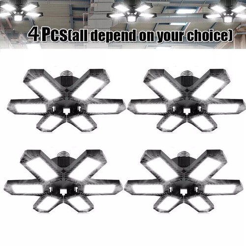 9900000LM LED Garage Lights Super Bright Work Shop Ceiling Light Deformable Bulb - 第 12/15 張圖片