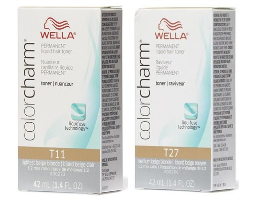 Wella Color Charm Liquid Hair Toner 42 ML /1.4 oz- Choose Shades or w/ Developer - Picture 29 of 65