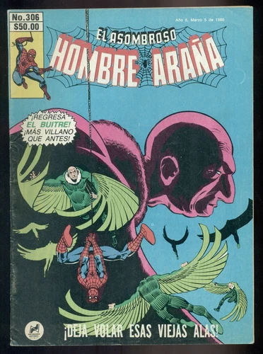 El Hombre Araña #306 Regresa El Buitre, Spider-Man Comic 1986