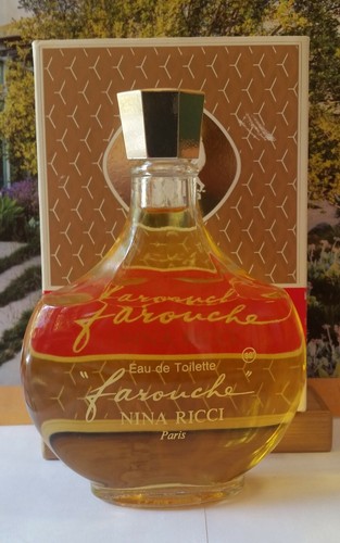 Rare! Farouche by Nina Ricci. Huge EDT 200 ml 6.8 fl oz. Lalique splash perfume - Picture 2 of 9