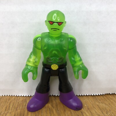 Imaginext DC Super Friends MARTIAN MANHUNTER FIGURE Translucent GREEN Series 3