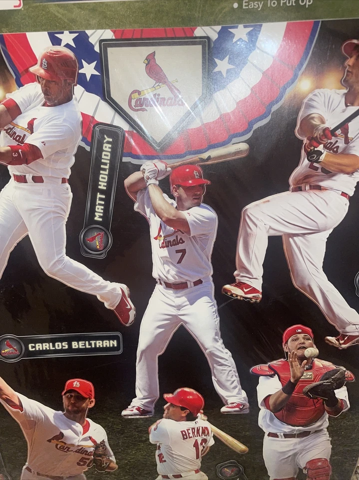 2012 Fathead Team Sets St.Louis Cardinals; Bergman,Molina,Beltran,Holliday - Image 4 of 4