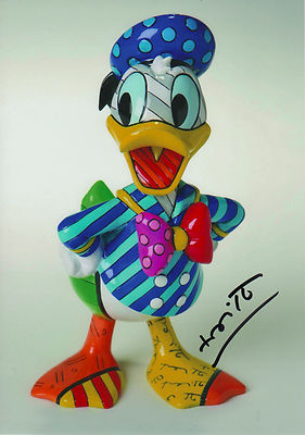 Romero Britto Autogramm signed 20x30 cm Bild
