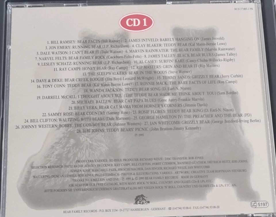 Deluxe Box Set Bear Family 20 Years Bear Family 1975-1995 4 CD & BUCH - Bild 3 von 4