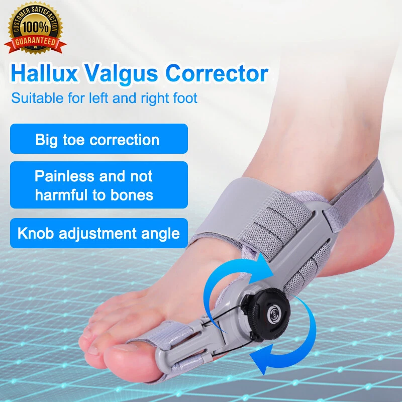 Corrector de juanete de dedo grande Hallux Valgus enderezador férula soporte alivio del dolor Foto 2 de 4