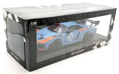 Porsche 935/19 2019 Groep Zuid escala 1/18 155 067570 escala 1/18 - azul/naranja - Imagen 5 de 5