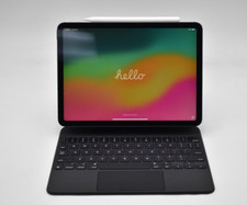 Apple iPad Air 4th Gen A2324 256GB 10.9" Unlocked Grey  A2261 Keyboard  Pencil