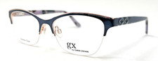 GX by GWEN STEFANI - GX068 NAV 52/17/140 - NAVY GOLD - NEW Authentic EYEGLASSES