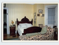 Postcard FDR's Bedroom Home of Franklin Roosevelt Hyde Park NY USA