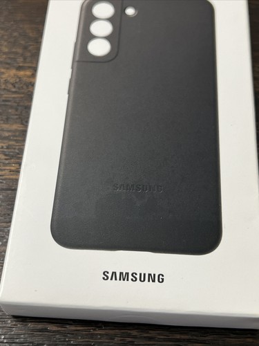 ORIGINAL Samsung Funda de Cuero PARA Galaxy S22+ PLUS EF-VS906 Negra USADA - Imagen 3 de 12
