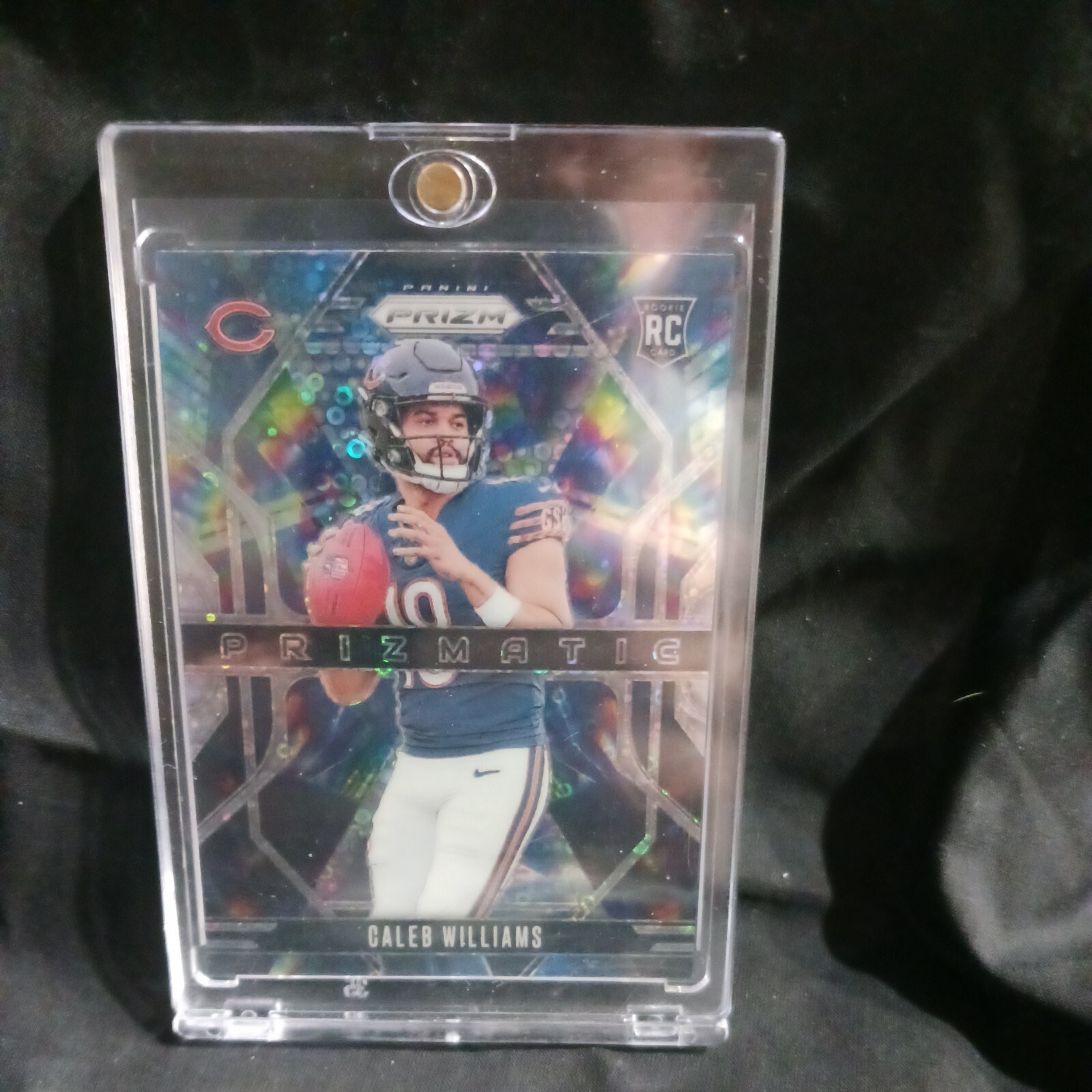 2024 Caleb Williams Rookie - Panini Prizm Prizmatic #1 No Huddle Disco Bears RC