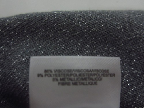 Cárdigan largo abierto Jones New York Studio para mujer Plus 2X gris plateado metálico LS - Imagen 9 de 11