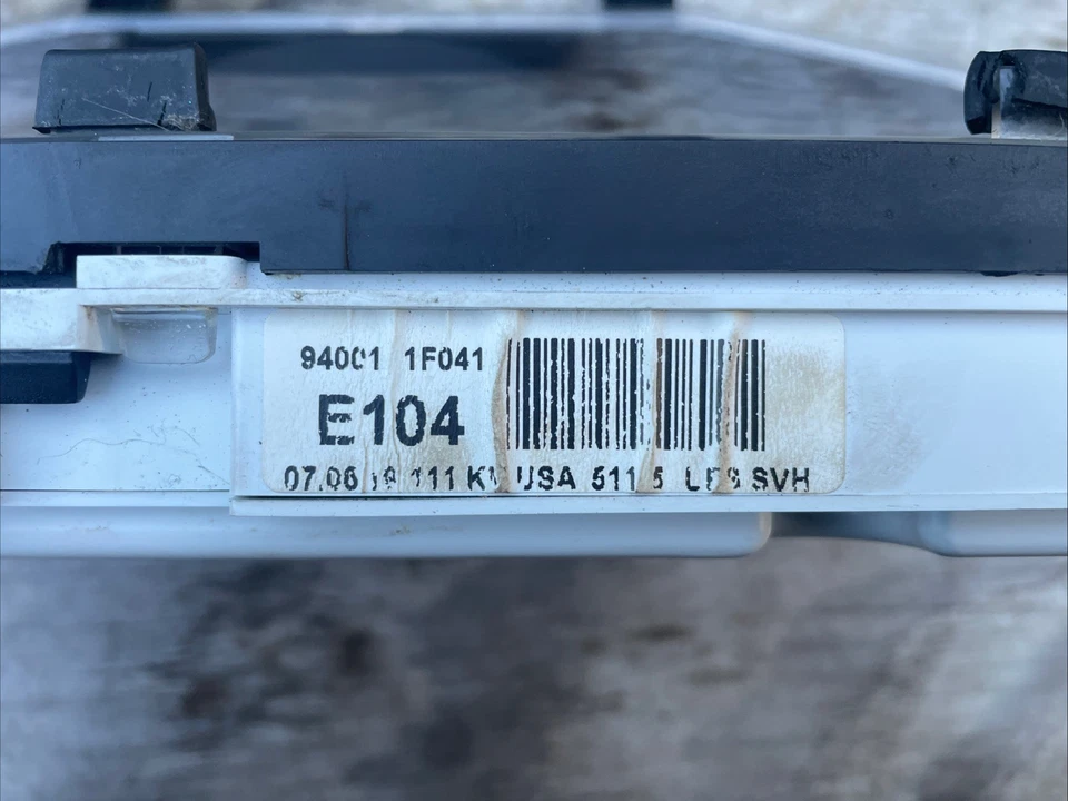 Medidores de painel de instrumentos velocímetro 2007-2008 KIA SPORTAGE 2.7L 6 cilindros fabricante de equipamento original 166k - Imagem 3 de 3