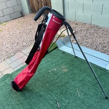ORLIMAR Golf Stand Bag Red White Pitch 'n' Putt Sunday Stand Par 3 Bag