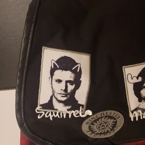 Supernatural Winchester Brothers Squirrel & Moose Slouch Rucksack 2019 TOP - Bild 3 von 13