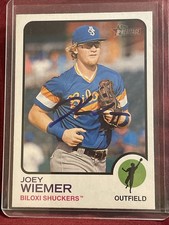 Joey Wiemer Auto 2022 Heritage Minors Milwaukee Brewers Kansas City Royals