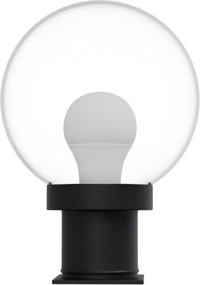 KASTLITE 8''Globe Pier Mount Outdoor Lighting w/ LED Lamp | Pillar & Column Light